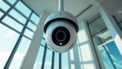 CCTV security camera at a location