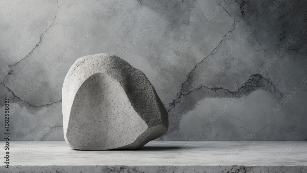 Aufkleber High-resolution stone and concrete surfaces, background Rustic marble texture backdrop featuring a cement effect in gray color design with a natural marble pattern and sandy texture.