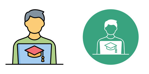 Education    Icon – Line & Glyph Style