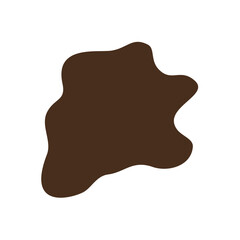 abstrack brown shape graphic design
