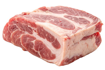 raw meat isolated on white