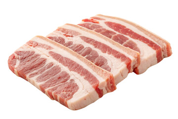 raw meat on a white