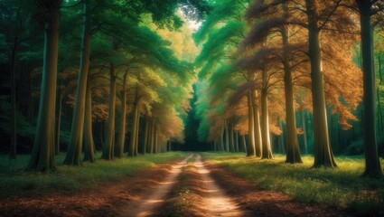 Obraz premium Seasons shift, but beauty remains eternal.