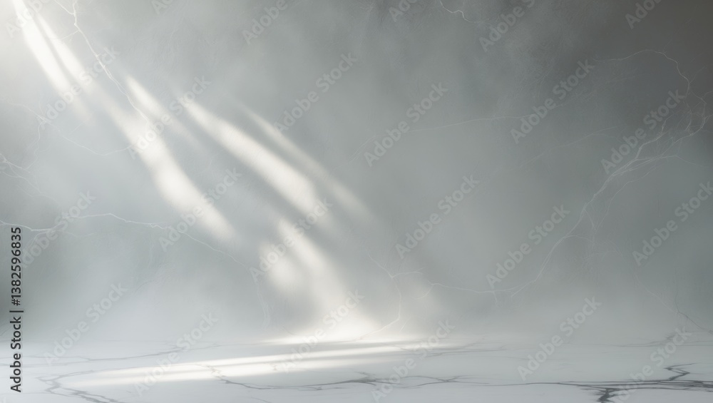 Poster pale teal plaster wall background. abstract decorative stucco featuring a beautiful pattern. light-c