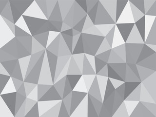 Grayscale Polygon Abstract Geometric Background