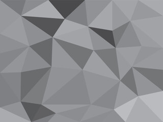 Dark Gray Low Poly Geometric Background