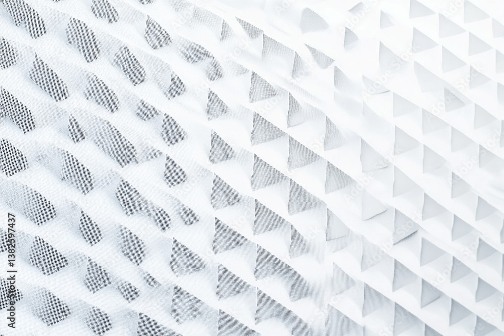 Poster abstract geometric white pattern with triangle shapes for modern backgrounds