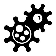 virus Solid Style Icon