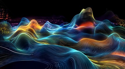 Obraz premium abstract fractal background