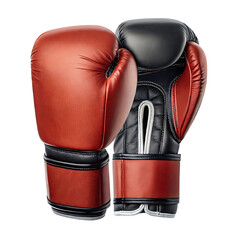 Vintage Boxing Gloves Isolated on Transparent Background