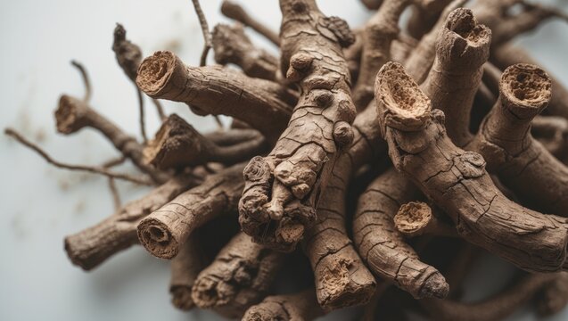 Raw dried Ayurvedic Sarsaparilla is utilized for addressing psoriasis & skin conditions, rheumatoid arthritis, and kidney ailments, with selective focus.