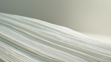 diagonal white line design on a wall covering