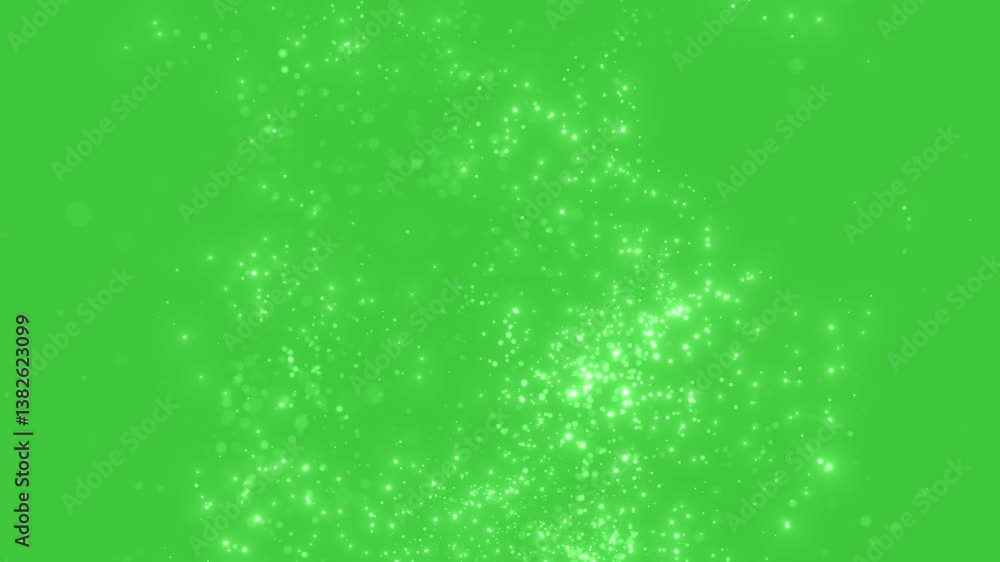 Poster abstract background with particle trail. particles swirl and fly. glitter background. magic pollen a