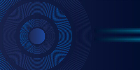 abstract dark background with glowing lines circles modern shapes