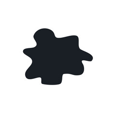 abstrack black shape graphic design