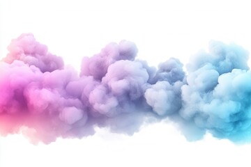 Obraz premium Isolated pink fog with shades of blue, teal, purple, and aqua creating a dramatic effect