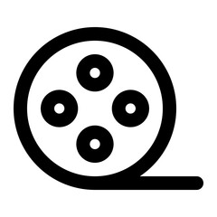 film reel icon for illustration