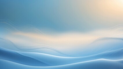 ABSTRACT BLUE BACKGROUND, LIGHT WINTER DESIGN WITH SUNLIGHT EFFECTS