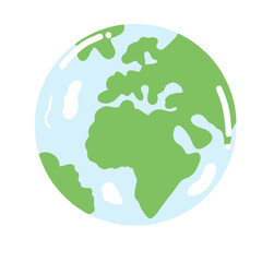 Earth day concept.Modern cartoon flat style illustration