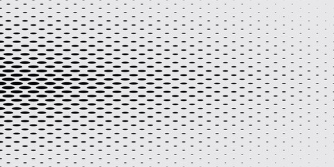 Basic halftone dots effect in black and white color. Halftone effect. Dot halftone. Black white halftone technology. Background with monochrome dotted texture.