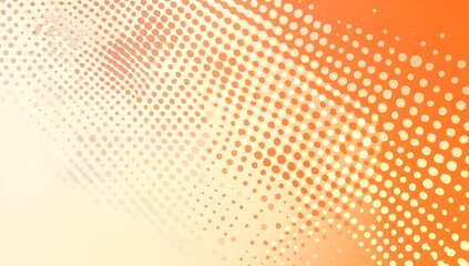 Abstract graphic design with flowing, textured circles in warm orange and beige tones