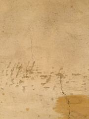 A wall with a rich vintage texture that is good for use as a design background.