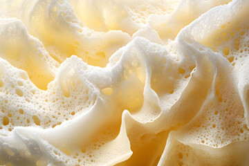 Intricate Macro Exploration: The Science and Artistry of Xanthan Gum's Texture