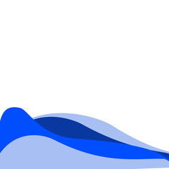 abstract blue wave background