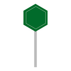 road sign isolated on white background. road sign symbol traffic,.road signs isolated on a white background. Green traffic signs. vector illustration.Road sign in  style isolated on white