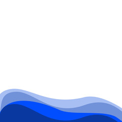 abstract blue wave background