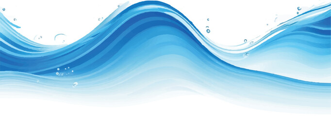 Elegant Blue Gradient water ocean Curve Shape Background with Smooth Flowing Lines and Space for Your Text, Ideal for Business Marketing Materials
