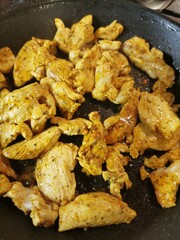 grilled chicken meat