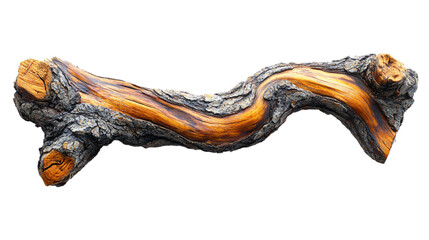 High-Quality Isolated Twisted Vine Cut Out on Transparent Background - Ideal for Graphic Design and Digital Art Projects