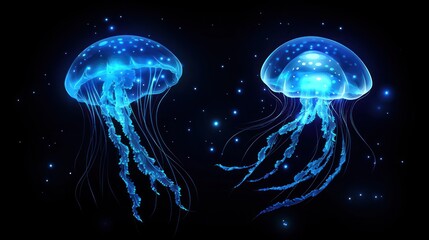 Glowing Jellyfish
