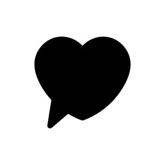 Speech bubble vector icon. Chat illustration sign. Message symbol. Text bubble logo.