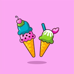 Ice Cream Illustration