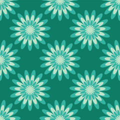 Retro Floral Vector Seamless Pattern Digital Paper - Vintage Inspired Floral Design for Scrapbooking, Invitations, Textiles, and Home Decor Projects