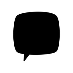 Speech bubble vector icon. Chat illustration sign. Message symbol. Text bubble logo.
