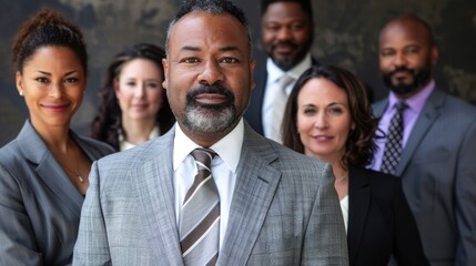 business businessman office mature meeting man portrait group teamwork success team coworker together diversity black executive 