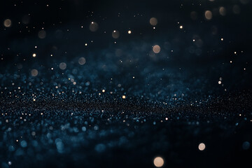 Dark and Glittered Galaxy Abstract Liquid Background