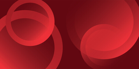 Red abstract background. Dynamic shapes composition red shape circle