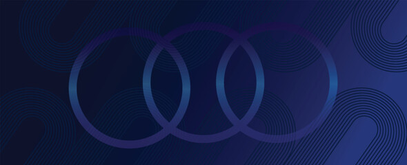 Abstract blue gradient circle shape background. Dynamic shapes composition. Minimal geometric. Modern graphic design element. Futuristic concept. Vector