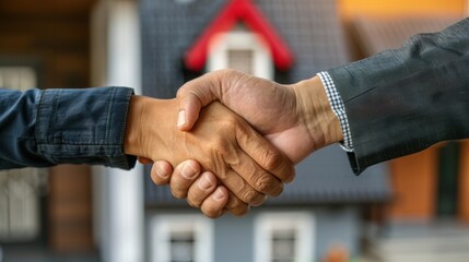 couple house property agent home real estate business buying investment apartment agreement deal client buyer new loan handshake shaking meeting agreement hand signing contract