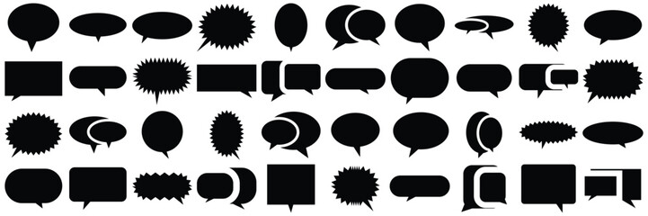 Speech Bubble collection  of vector illustration   