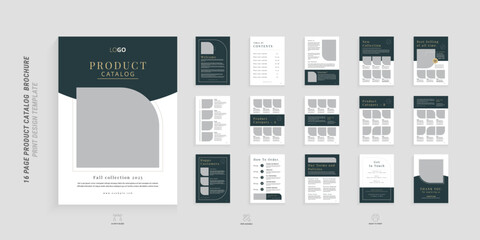 Modern luxury product catalog brochure template