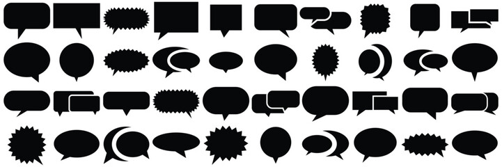 Speech Bubble collection  of vector illustration   