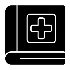 Fototapeta premium medical book Icon