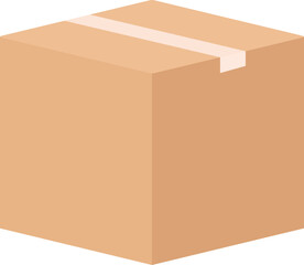Cardboard Box Storage Pile Vector Illustration