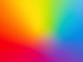 Obraz premium A gradient background transitioning through red, orange, yellow, green, blue, violet (full rainbow spectrum) with a smooth and visually appealing blend.