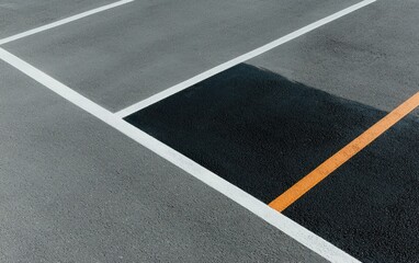 Fototapeta premium Abstract Asphalt Texture with Geometric Lines